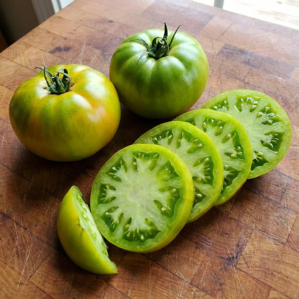 Tasty Green Tomatoes on Board.jpg